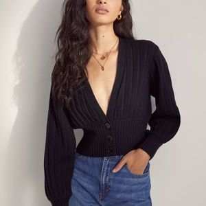 Wilfred New Plunge Front Cardigan